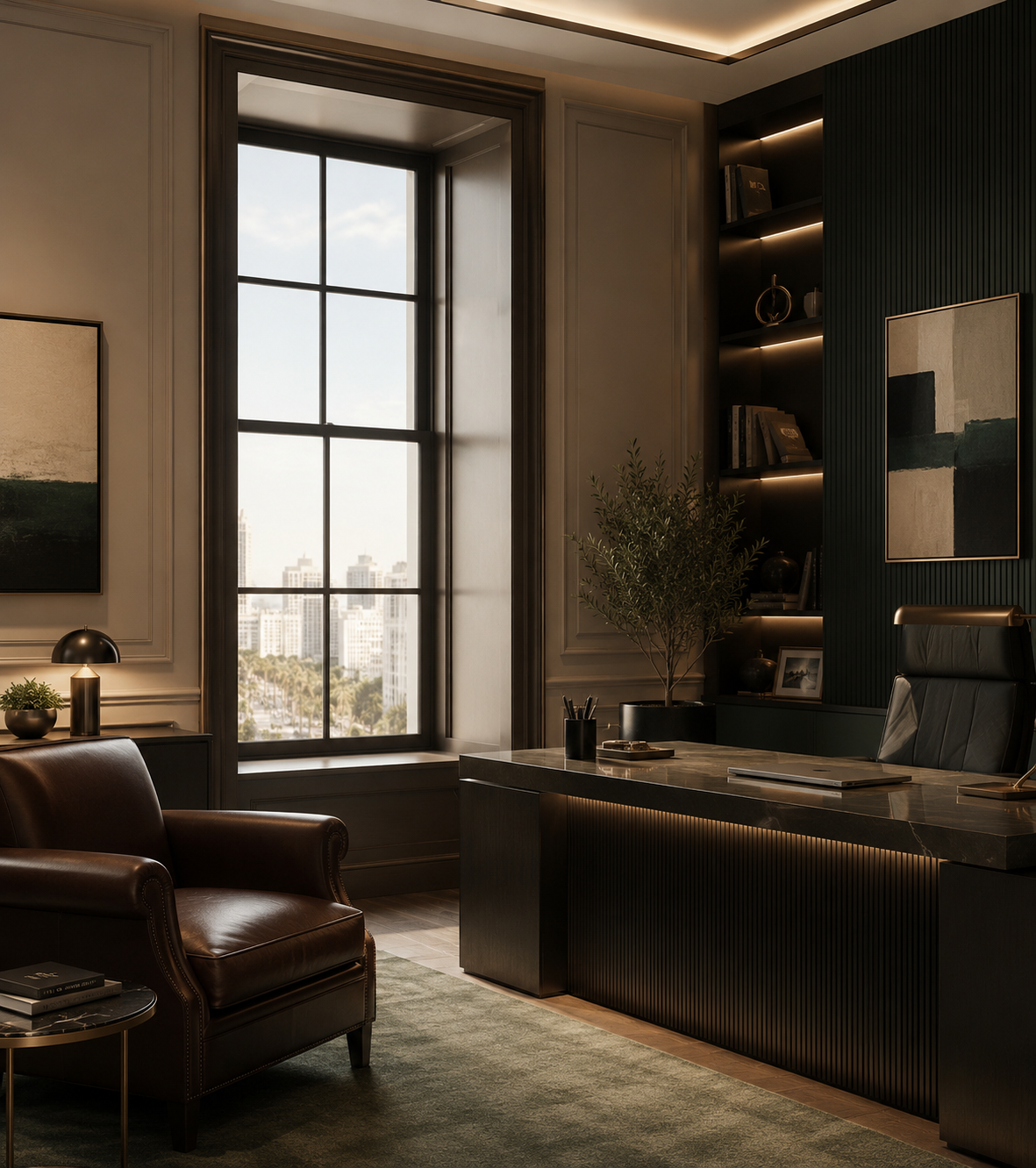 Intérieur du cabinet H&L Capital